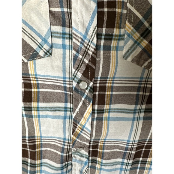 North Westwood Long Sleeve Western Shirt With Pearl Button Up Size 2x Long Slee - Picture 5 of 8